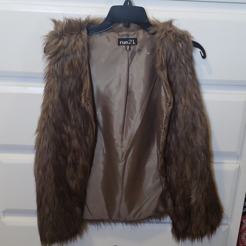 Rue 21 Faux Fur Vest